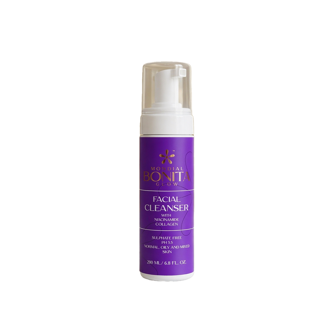 Mondial Bonita Glow Niacinamide & Collagen Facial Cleanser